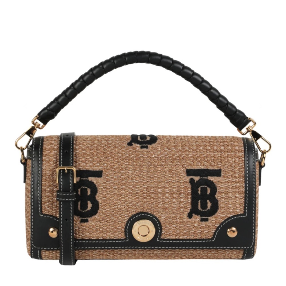 Burberry Black and Tan Freya Crossbody Bag - Picture 6 of 12
